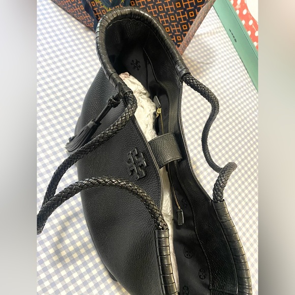 TORY BURCH XL IMPERIAL BLACK RAYLOR TOTE - Picture 16 of 16